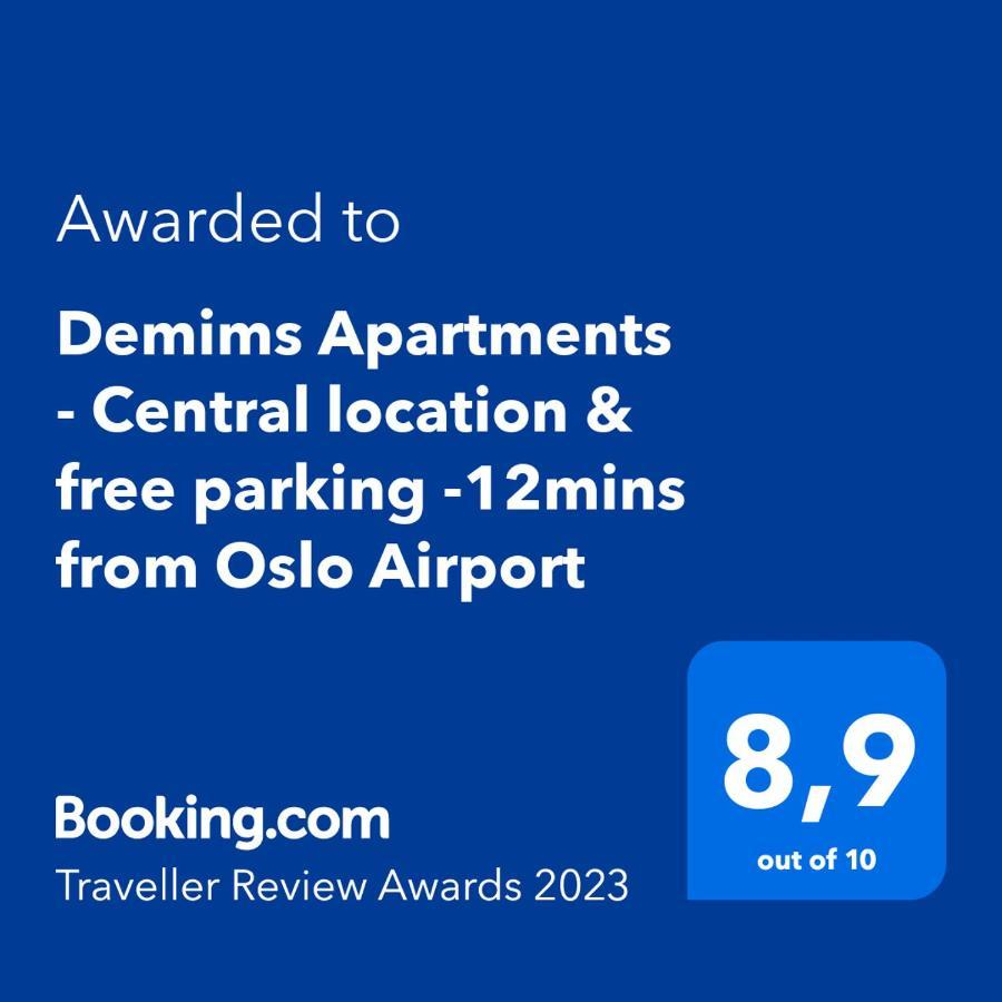 Demims Apartments Lillestrom - Central Location & Parking 外观 照片